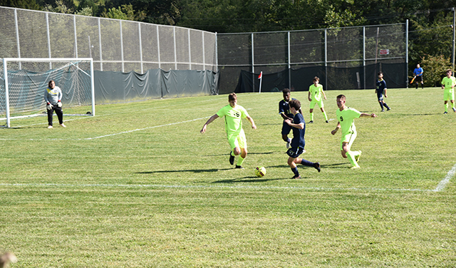 Wolfpack Soccer playing at home