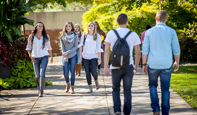 Students at Youngwood campus