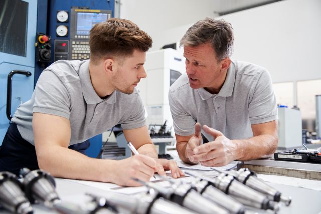 Engineer and supervisor Engineer and supervisor