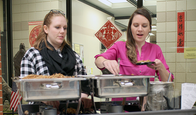 The Cultural Programming Committee sponsored a Chinese food cart at the Youngwood campus